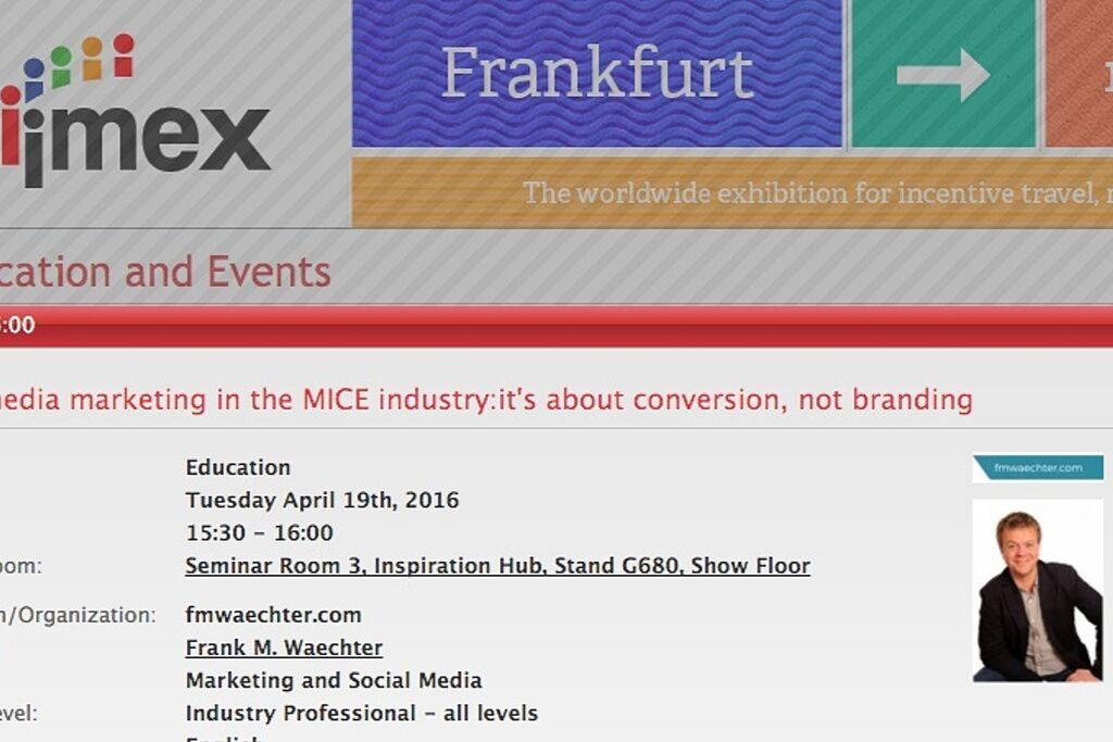 inspiration hub imex 2016